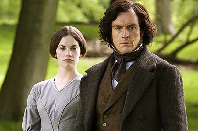 Toby Stephens as Mr. Rochester and Ruth Wilson as Jane Eyre in the 2006 mini-series