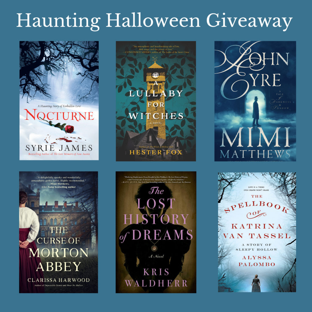 Haunting Halloween Giveaway - 6 books graphic