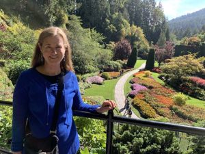 Syrie at Butchart Gardens