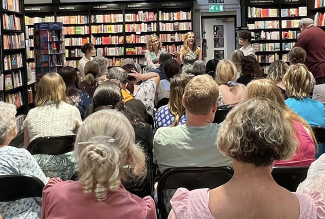 Q&A at Waterstone's bookstore
