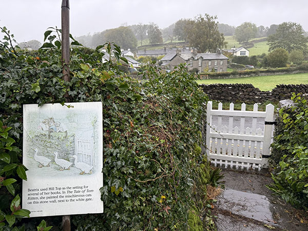 In Beatrix Potter's garden