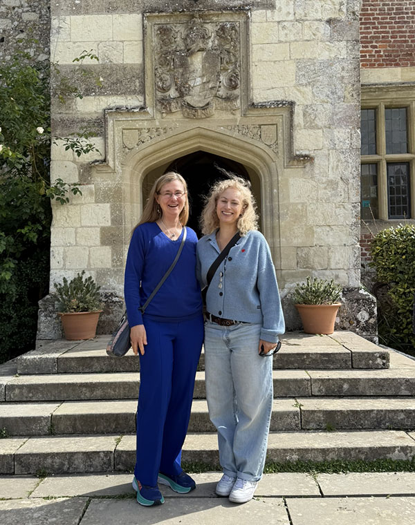 Me and my author friend Louise Fein