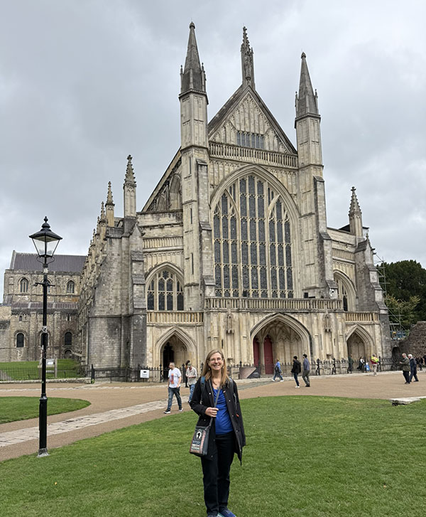 Winchester Cathedral, where Jane Austen is buried
